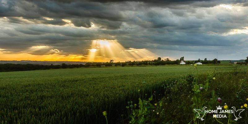 Sunburst at Worlaby | Lincolnshire Landscape Photography by Robin Ling